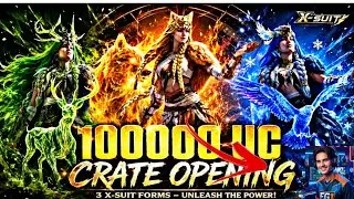100,000 UC CRATE OPENING! ALL 3 DRUVAEN X-SUIT FORMS UNLOCKED!😱 | BGMI