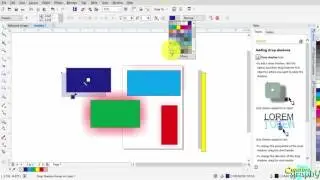 drop shadow tool - corel draw tutorial for beginner (18)