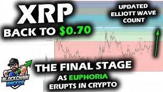 Quick Rise on XRP Price Chart as $0.74 Gets Slammed, Progress on Elliott Wave Count For Completion