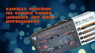 Gamdias Poseidon M1 Gaming Combo Unboxing And First Impressions