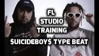 HOW TO MAKE A $UICIDEBOY$ TYPE BEAT IN FL STUDIO 12 - FL STUDIO BEGINNER TUTORIALS