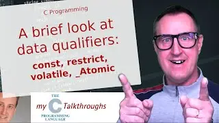 A brief look at data qualifiers in C: const, restrict, volatile, _Atomic