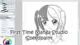 Drawing recording- First time using Manga Studio