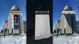 Анонс события Владимира Якуба в Тинькофф холле с разворачивающейся афишей (blueprint)