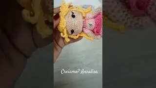 Come incollare la parte bianca degli occhi #amigurumi #crochet