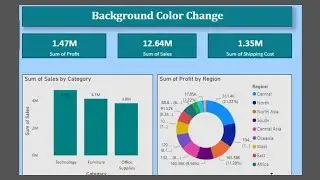 How to change  the Power BI Dashboards background color?