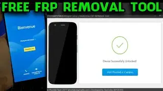 New Free Remove FRP all Motorola One Click | All Models By Motorola FRP Removal Tool v5.02