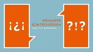 Weimarer Kontroversen:  Ist eine andere Natur möglich? | Mit Almut Linde & Hartmut Rosa