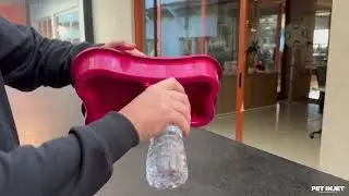 Comedouro duplo garrafa Anti-Formiga - No Detalhe