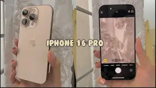 iphone 16 pro (desert titanium)☀️| unboxing+ review