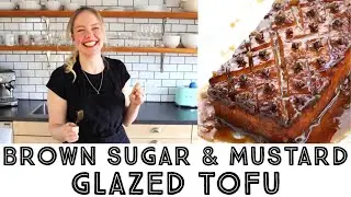 Vegan Glazed Ham! - Brown Sugar & Mustard Glazed Tofu