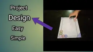Easy simple project Design @mahin art and craft @Simple Project