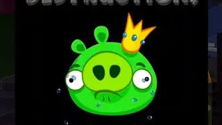 Angry Birds Classic | Golden King Pig (King Pig Mode) - Gameplay