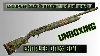 CHARLES DALY 20-GAUGE SEMI-AUTOMATIC SHOTGUN, UNBOXING,/,,/