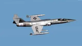 P3dv4 - SSW F-104G Starfighter - UFO-hunting around Area 51