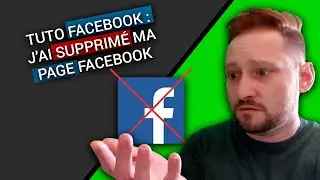 FACEBOOK : Comment SUPPRIMER Une PAGE Facebook - Nouvelle Interface Facebook