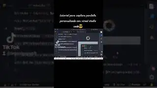 CAPTURA PANTALLA PERSONALIZADO CON VISUAL STUDIO CODE | CodeSnap