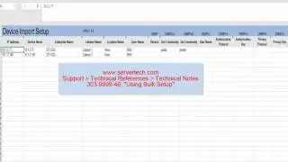 Mass Configuration with Bulk Setup