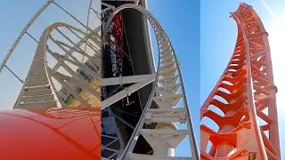 Every Roller Coaster At Ferrari World Abu Dhabi! Including World's Fastest Roller Coaster! 4K POVs!