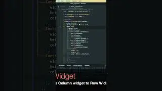 Flutter Row and Column Widget 