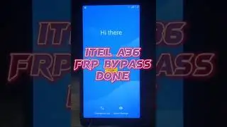 Itel a36 Frp bypass(100%ok)2023