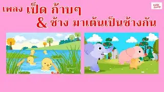 เพลงเป็ด ก้าบ ก้าบ ก๊าบ VS ช้าง มาเต้นเป็นช้างกัน | #เพลงเด็กเจ้าตัวเล็ก - Kiddy Melody