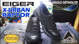 UNBOXING DAN REVIEW SEPATU EIGER X-URBAN RAPTOR BAHAN KULIT, TEKNOLOGI VIBRAM,ORTHOLITE,ULTRALIGHT