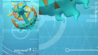 DHELMISE in Pokémon Go! #dhelmise #pokemongo