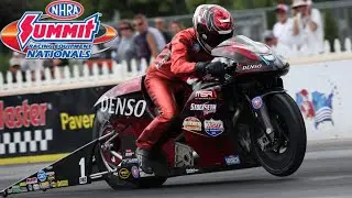 2024 NHRA Summit Nationals | Pro Stock Motorcycle Qualifying Q1 | Norwalk, OH