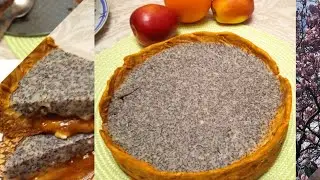 МАКОВЫЙ ПИРОГ ( открытый) POPPY SEED 🥧😋 PIE 🥧