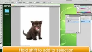 How to mix a background and foreground in Photoshop