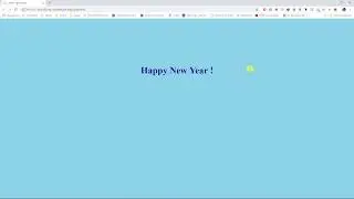 How to make a Christmas animation in HTML