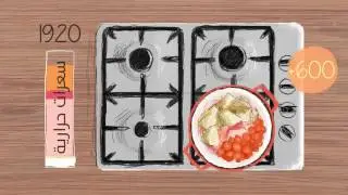 Concept Art- Storyboard for a TV recipe commercial