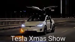 Tesla Xmas Show vs Nuselský most (Nusle Bridge, Prague)