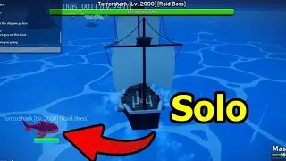 Doing A TERROR SHARK SOLO  In BLOX FRUITS !!