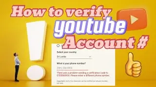 How to verify youtube account ☑️/ Fix verification error 