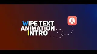 How to create wipe text animation on kinemaster || kinemaster tutorials || 