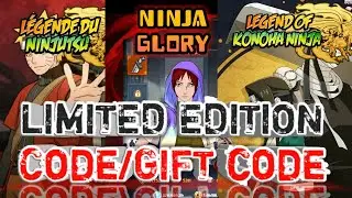 LIMITED EDITION GIFT CODE/REEDEM CODE LEGEND OF KONOHA NINJA - NINJA GLORY - LEGENDE DU NINJUTSU