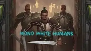 MTGA-Mono White Humans Standard |МтгА моно Вайт люди