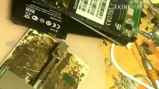 Замена micro USB разъема без фена,только паяльником