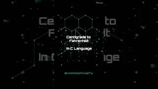 Centigrade to Fahrenheit #c #coding #programming #trending #viral #viralshorts @codingwithjerry