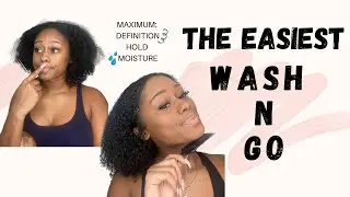EASIEST WASH N GO ROUTINE FT SIVAD NATURALS | CURL DEFINTION | NATURAL 3C 4A HAIR
