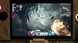 ROG Ally - Diablo 4 offscreen gameplay