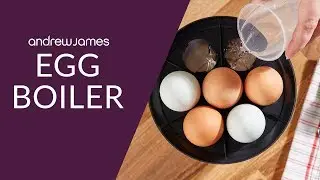 Eggcellent egg boiler Andrew James - 3 in 1 Egg Boiler, Egg Poacher and Steamer