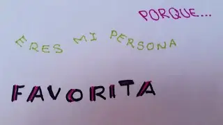 Mi persona favorita.Feliz día de San Valentín ❤Día de los enamorados.Regalo sencillo y romántico