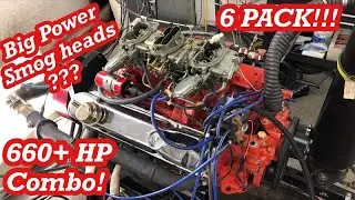 Low deck, iron head, 6 pack ATTACK! 500 cubic inch big block mopar makes big power on dyno!