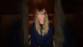 Taylor talks about secret project #taylorswift #shorts #midnights