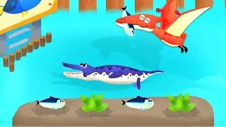 Little Panda Dinosaur Paradise - Build a Dinosaur Paradise And Take Care Of Them - Babybus Game