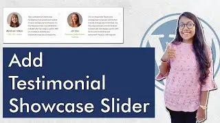 How to Add Testimonial Showcase Slider in WordPress | Hindi Tutorial 2021
