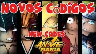 ⚠️ 5 NOVOS ⚠️ CÓDIGOS ANIME MANIA | ROBLOX | ANIME MANIA CODES | HOW TO REDEEM CODES | NOVOS CÓDIGOS